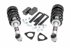 GMC Sierra 1500 Suspension Lift Kit - Rough Country - 2.5 Inch Lift, Alu/Cast Steel, N3 Strut - '07-'16